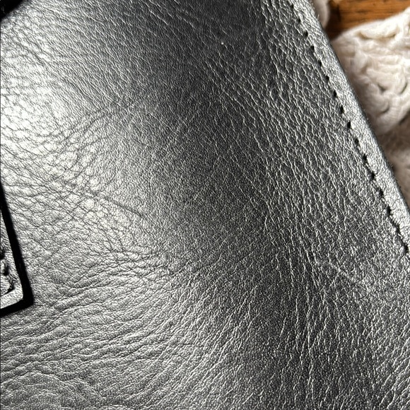 Patricia Nash Black Leather Studded Handbag - Picture 3 of 9